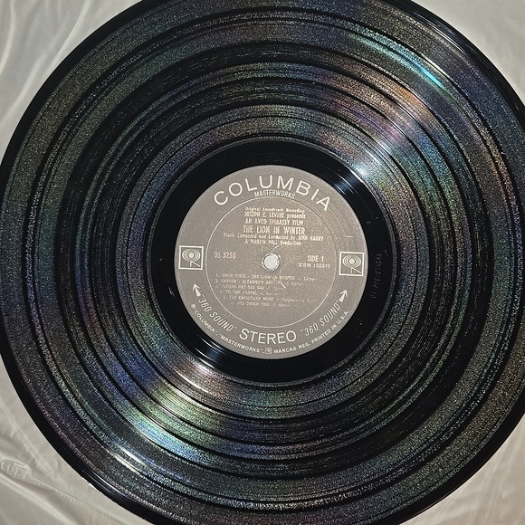 John Barry THE LION IN WINTER Original Soundtrack 1968 Columbia OS 3250 stereo - Picture 10 of 10